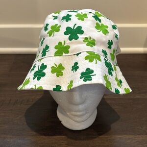 Celebrate It St. Patricks Day reversible Bucket Hat, cotton canvas